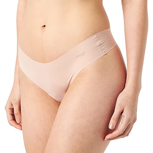 sloggi Damen Zero Microfibre 2.0 Hipstring String, Cameo Brown, XL von Sloggi