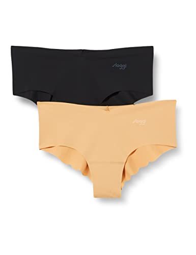 sloggi Damen ZERO Microfibre Hipster C2P Slip, Skin - Dark Combination, XL von Sloggi