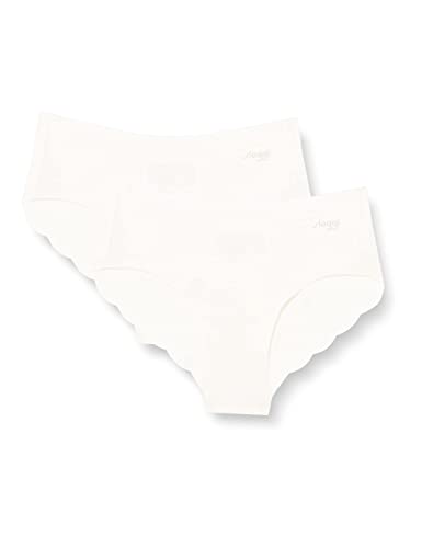 sloggi Damen Zero Modal 2.0 H 2P Hipster, Angora, XS von Sloggi