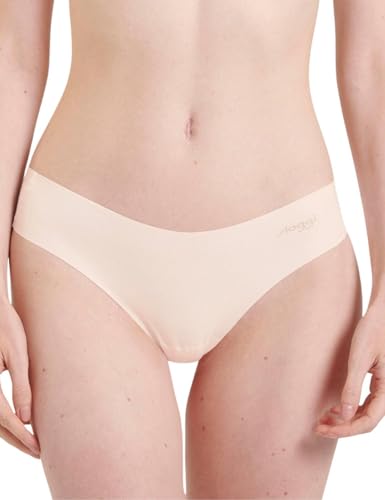 sloggi Damen Zero Modal 2.0 Hipstring String, Angora, M von Sloggi