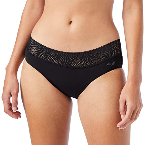 Sloggi Damen sloggi Period Pants Tai Light, BLACK, M von Sloggi