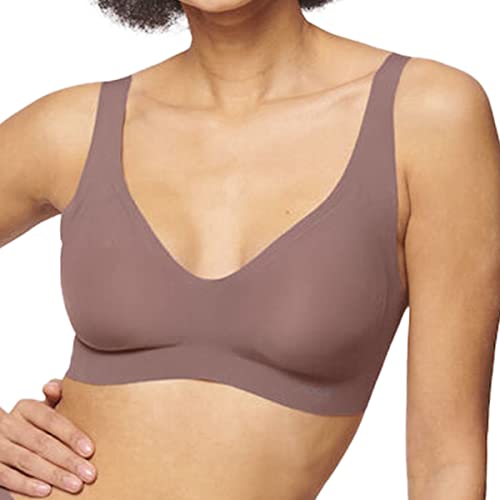 Sloggi Damen sloggi ZERO Feel Bralette EX, CACAO, L von Sloggi