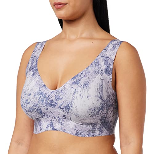 sloggi Damen ZERO Feel Bralette EX Bustier, Blue - Dark Combination, S von Sloggi