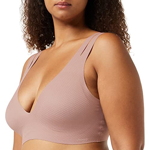 sloggi Damen ZERO Feel Flow Bralette Bustier, Cacao, M von Sloggi