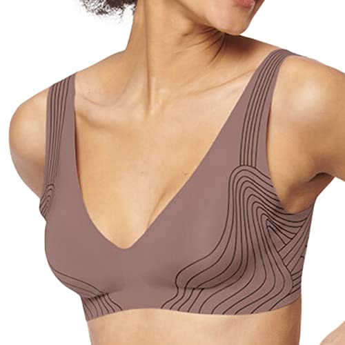 sloggi Damen ZERO Feel N 2.0 EX Bügelloser BH, Cacao, M von Sloggi