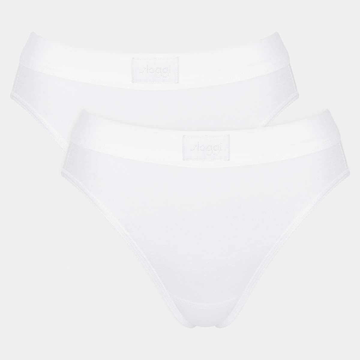 Sloggi Double Comfort 2-Pack Tai Slip, Weiß, Größe: 38, Damen von Sloggi
