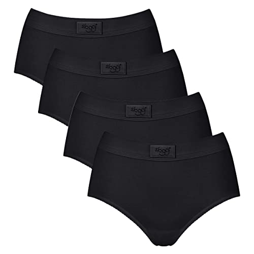 Sloggi - Double Comfort - Maxi Slip - 4er Pack (50 Schwarz) von Sloggi