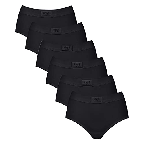 Sloggi - Double Comfort - Maxi Slip - 6er Pack (40 Schwarz) von Sloggi