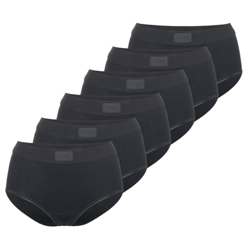 Sloggi - Double Comfort T - Maxi Slip - 6er Pack (44 Schwarz) von Sloggi