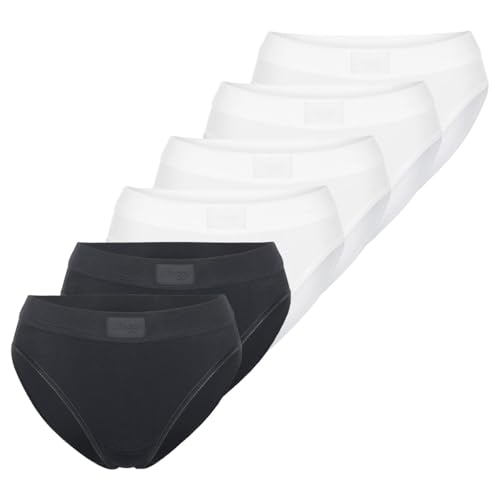 Sloggi - Double Comfort T - Tai Slip - 6er Pack (48 Weiß/schwarz) von Sloggi