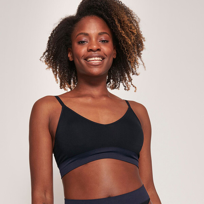 Sloggi Ever Infused Aloe Bralette BH, Farbe: Schwarz, Größe: L, Damen von Sloggi