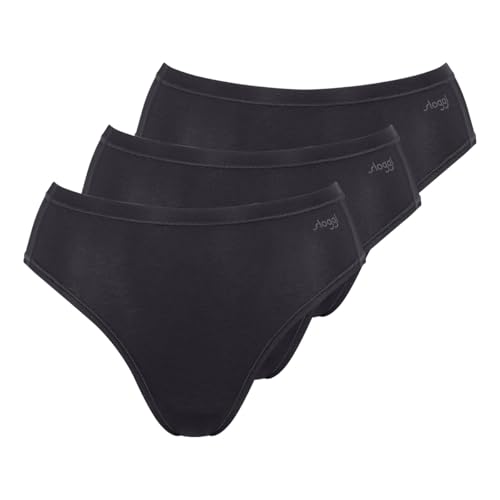 Sloggi Damen Go Daily Cotton Tai 3p Thong Panties, Schwarz, XL EU von Sloggi
