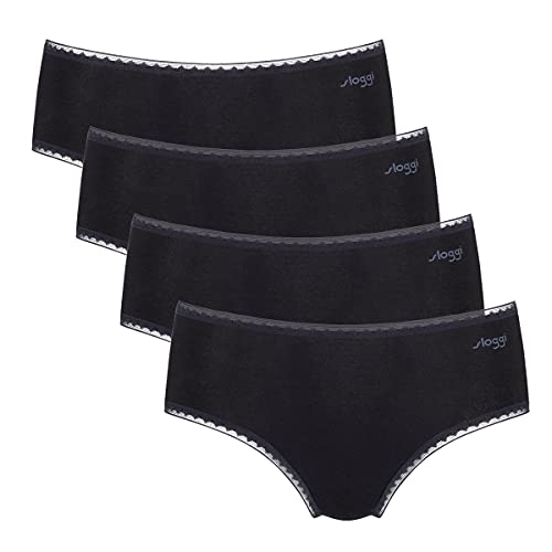 Sloggi - GO - Midi-Slip - 4er-Pack (M Schwarz) von Sloggi