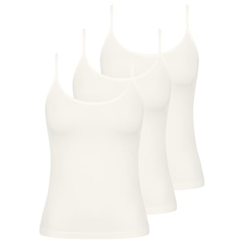 Sloggi - GO Sense - Spaghetti Top - 3er Pack (S Silk White) von Sloggi