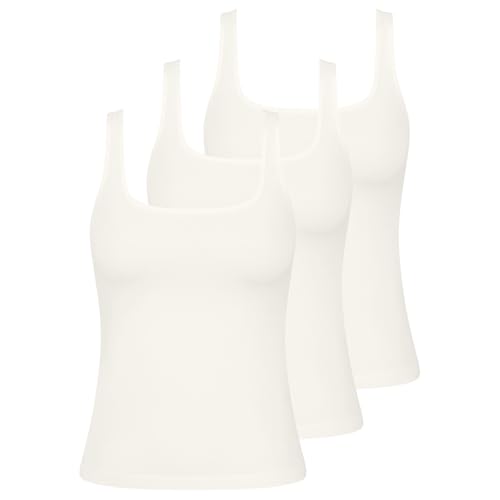 Sloggi - GO Sense - Unterhemd/Top - 3er Pack (M Silk White) von Sloggi