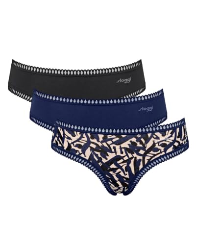 Sloggi Go Crush Hipster 3er Pack Blue-Dark Comb L von Sloggi