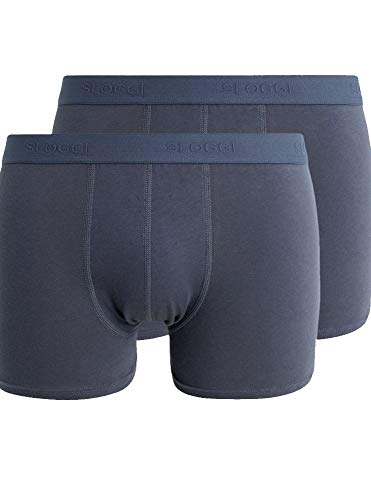 sloggi men Herren 24/7 Short 2P Boxershorts, Stormy Grey, 7 von Sloggi