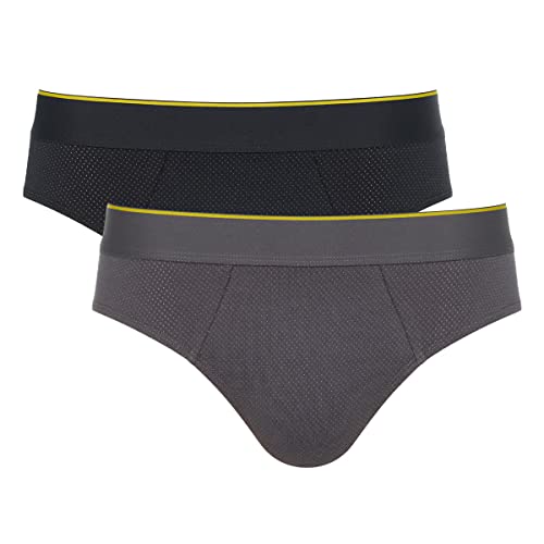 Sloggi Herren Ever Airy Brief C2P, Black Combination, S von Sloggi