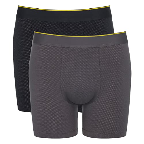 Sloggi Herren Ever Airy Short C2P, Black Combination, S von Sloggi