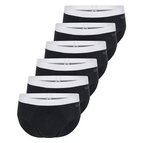 Sloggi Herren GO ABC 2.0 Brief 6P, Black, XXL von Sloggi