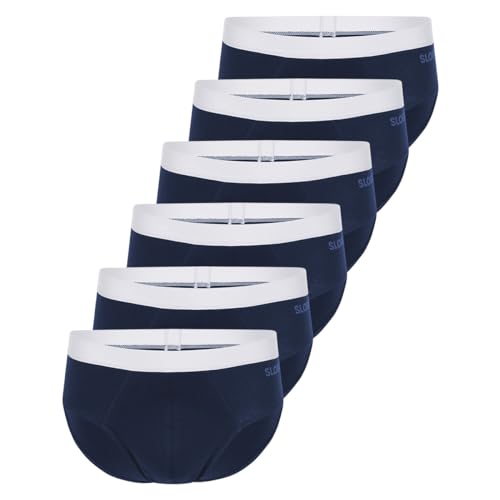 Sloggi Herren GO ABC 2.0 Brief 6P, Navy, M von Sloggi