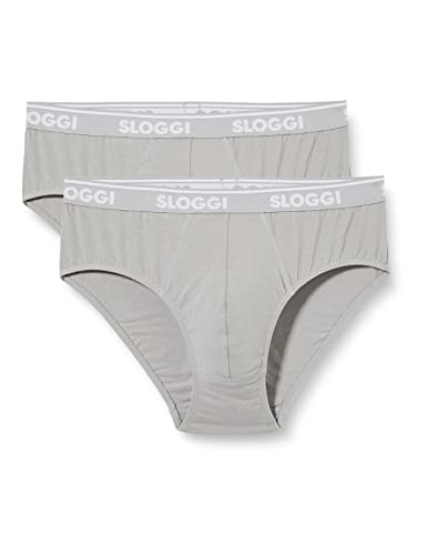 Sloggi Herren GO ABC H Midi 2P, STONE GREY, XXL von Sloggi