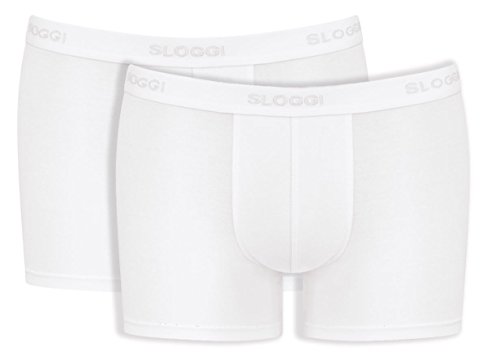 sloggi men Herren 24/7 Short 2P Boxershorts, White, 5 von Sloggi