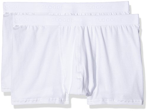 sloggi men Herren 24/7 Short 2P Boxershorts, White, 6 von Sloggi