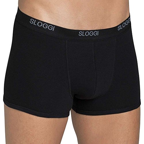 sloggi men Herren Basic Short 2P Boxershorts, Black, 6 von Sloggi