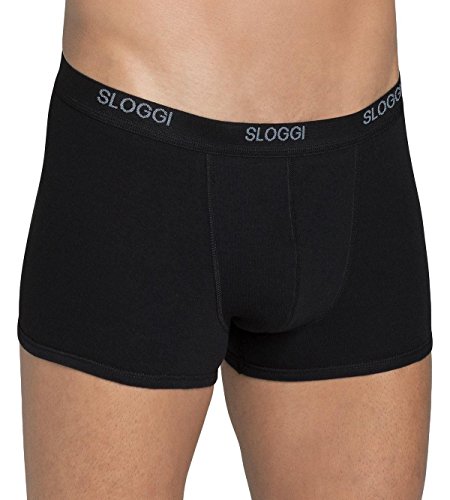 sloggi men Herren Basic Short 2P Boxershorts, Black, 6 von Sloggi