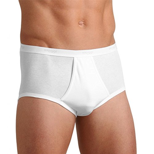 sloggi men Herren Basic Maxi Slip, White, 4 von Sloggi