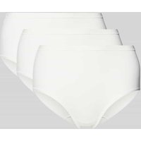 Sloggi High Waist Pants mit Label-Print in Offwhite, Größe L Sloggi High Waist Pants mit Label-Print in Offwhite, Größe L von Sloggi