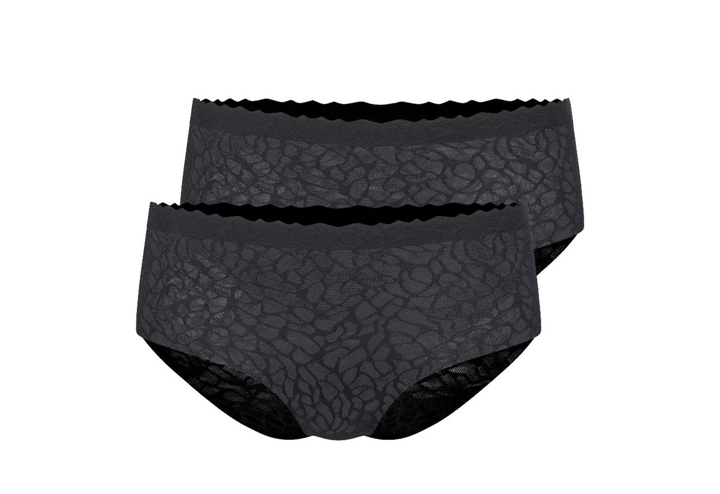 sloggi Hipster Zero Feel Hipster Lace 2.0 (2-St., Set) Wellenkante, Mesh, Allover-Muster von sloggi