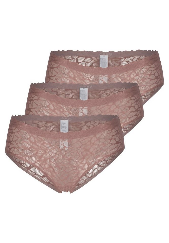 sloggi Hipster Zero Feel Lace 2.0 (Spar-Set, 3-St) Hipster - Nahtlos - Nahtlos und flache Säume, Elegante Spitze von sloggi