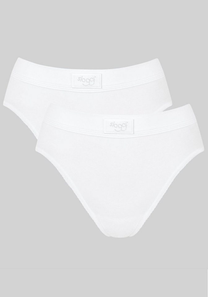 sloggi Slip Double Comfort Tai 2P (2er Pack) doppellagiges Taillenband von sloggi