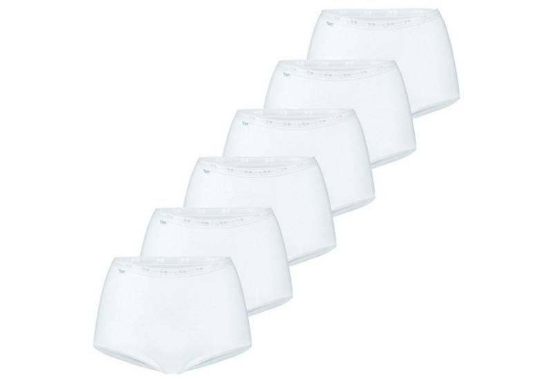 sloggi Slip Basic + (6-St., 6er Pack) mit soften elastische Bündchen an Bund- und Beinausschnitten 6er Pack von sloggi