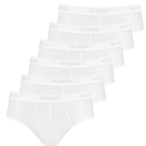 Sloggi Men - 24/7 Midi Slip - Unterhosen - 6er Spar-Pack (7 Weiß) von Sloggi