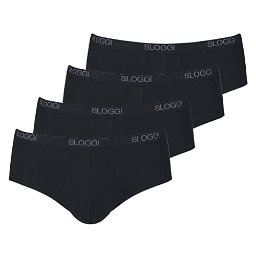 Sloggi Men - Basic - Midi-Slip - 4er-Pack (7 Schwarz) von Sloggi