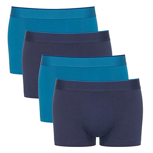 Sloggi Men - Ever Airy - Hipster/Pant - 4er Pack (S Blue-Dark Combination) von Sloggi