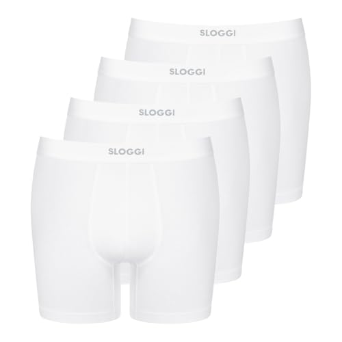 Sloggi - Men Ever Ease - Long Short/Pant - 4er Pack (XL Weiß) von Sloggi
