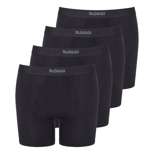 Sloggi - Men Ever Ease - Long Short/Pant - 4er Pack (XXL Schwarz) von Sloggi