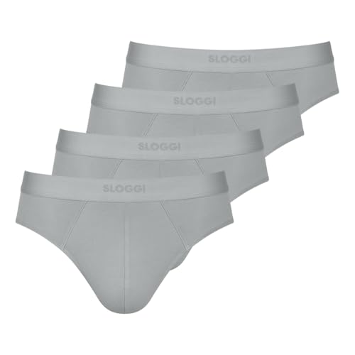 Sloggi - Men Ever Ease - Slip/Unterhose - 4er Pack (XXL Silver Grey) von Sloggi