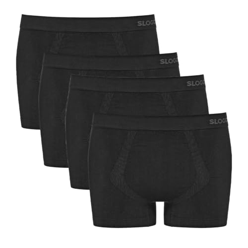 Sloggi - Men GO Smooth - Retro Short/Pant - 4er Pack (XL Schwarz) von Sloggi