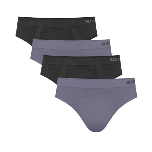 Sloggi - Men GO Smooth - Slip/Unterhose - 4er Pack (L Black Combination) von Sloggi