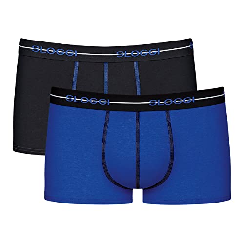 Sloggi Men - Start Hipster/Pant - 2er-Pack (5 Hellblau/Dunkelblau) von Sloggi