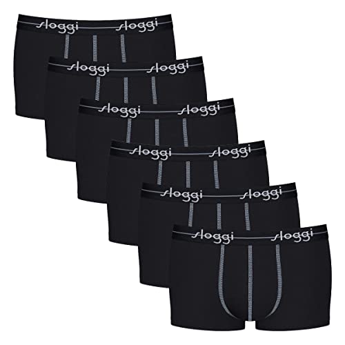 Sloggi Men - Start - Hipster/Pant - 6er-Pack (6 Schwarz) von Sloggi