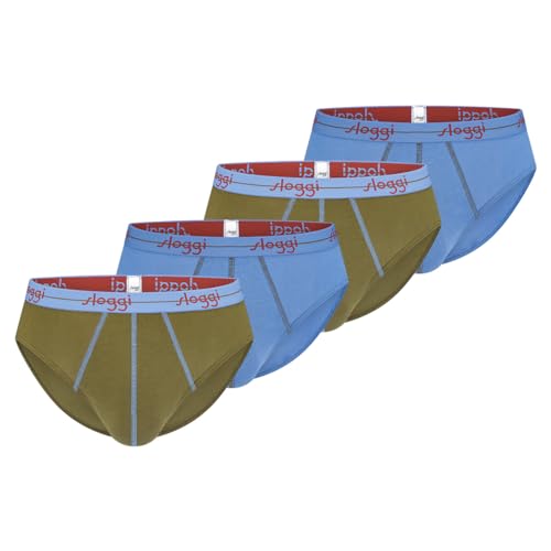 Sloggi - Men Start - Midi Slip/Unterhose - 4er Pack (6 Blau/Grün) von Sloggi