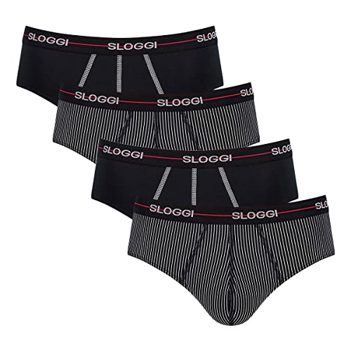 Sloggi Men - Start - Midi-Slip - 4er-Pack (5 Red - Dark Combination) von Sloggi