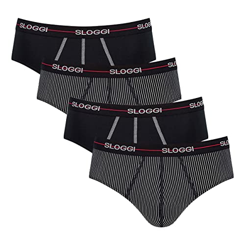 Sloggi Men - Start - Midi-Slip - 4er-Pack (6 Red - Dark Combination) von Sloggi