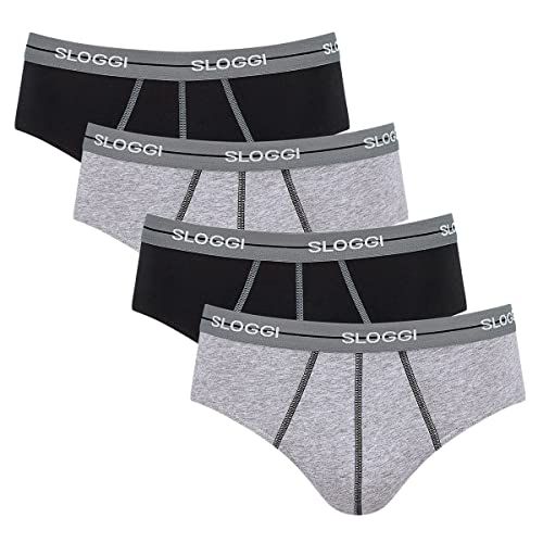 Sloggi Men - Start - Midi-Slip - 4er-Pack (7 Grey Combination) von Sloggi